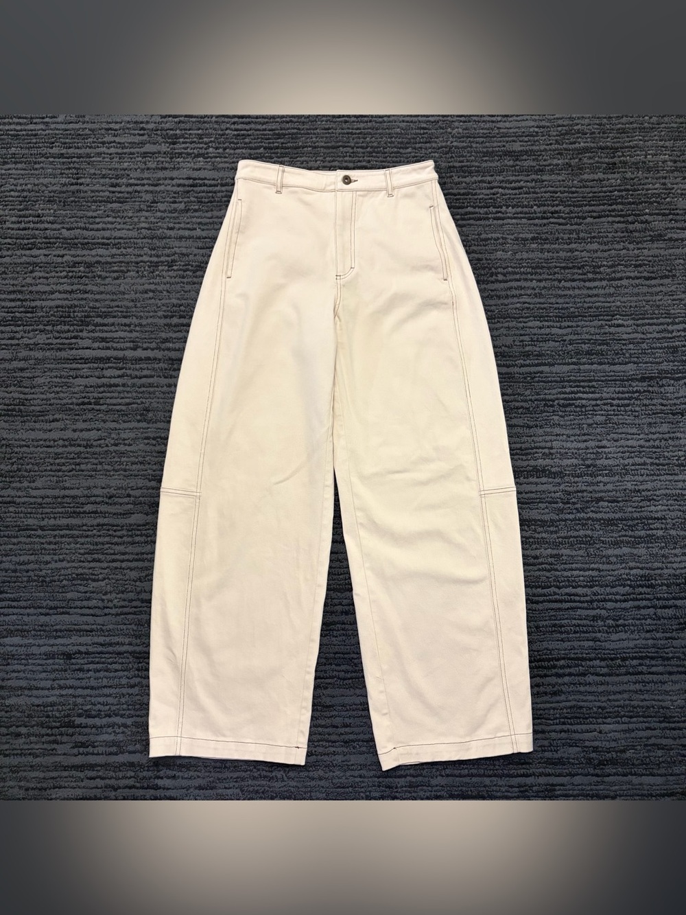 Maeve Barrel Leg High Rise Trouser Pants